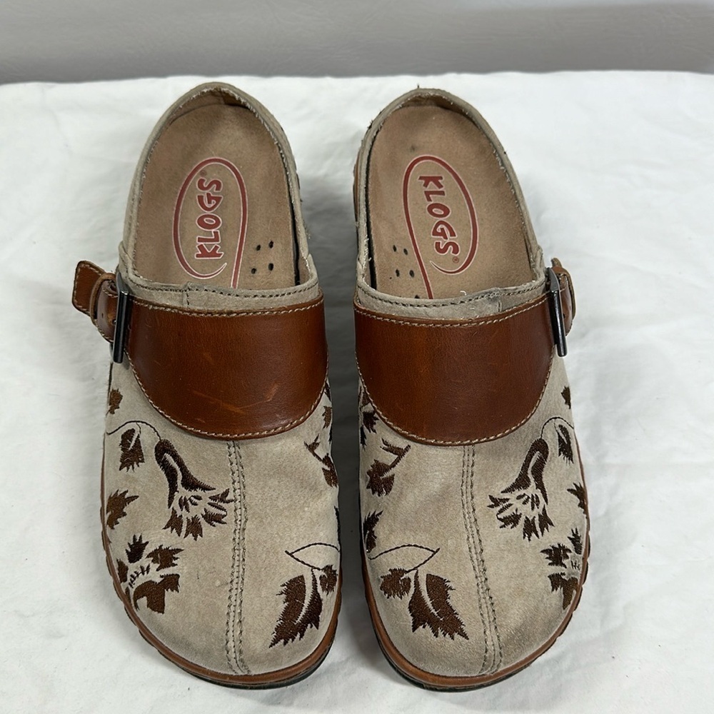 Klogs Austin Western Tapestry Slip On Clogs, 8W